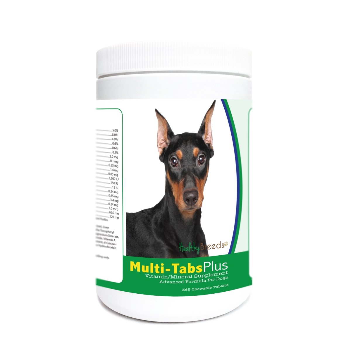Picture of Healthy Breeds 840235173595 German Pinscher Multi-Tabs Plus Chewable Tablets - 365 Count