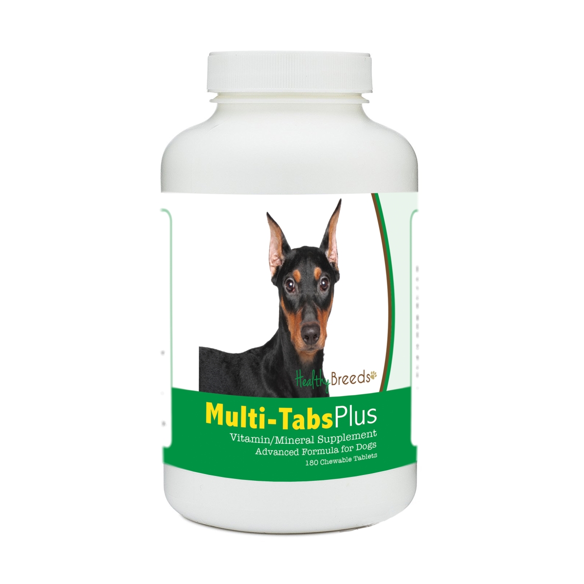 Picture of Healthy Breeds 840235173632 German Pinscher Multi-Tabs Plus Chewable Tablets - 180 Count