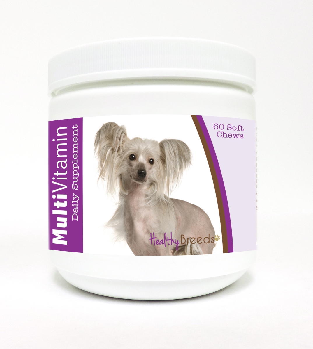 Picture of Healthy Breeds 840235105381 Chinese Crested Multi-Vitamin Soft Chews - 60 Count