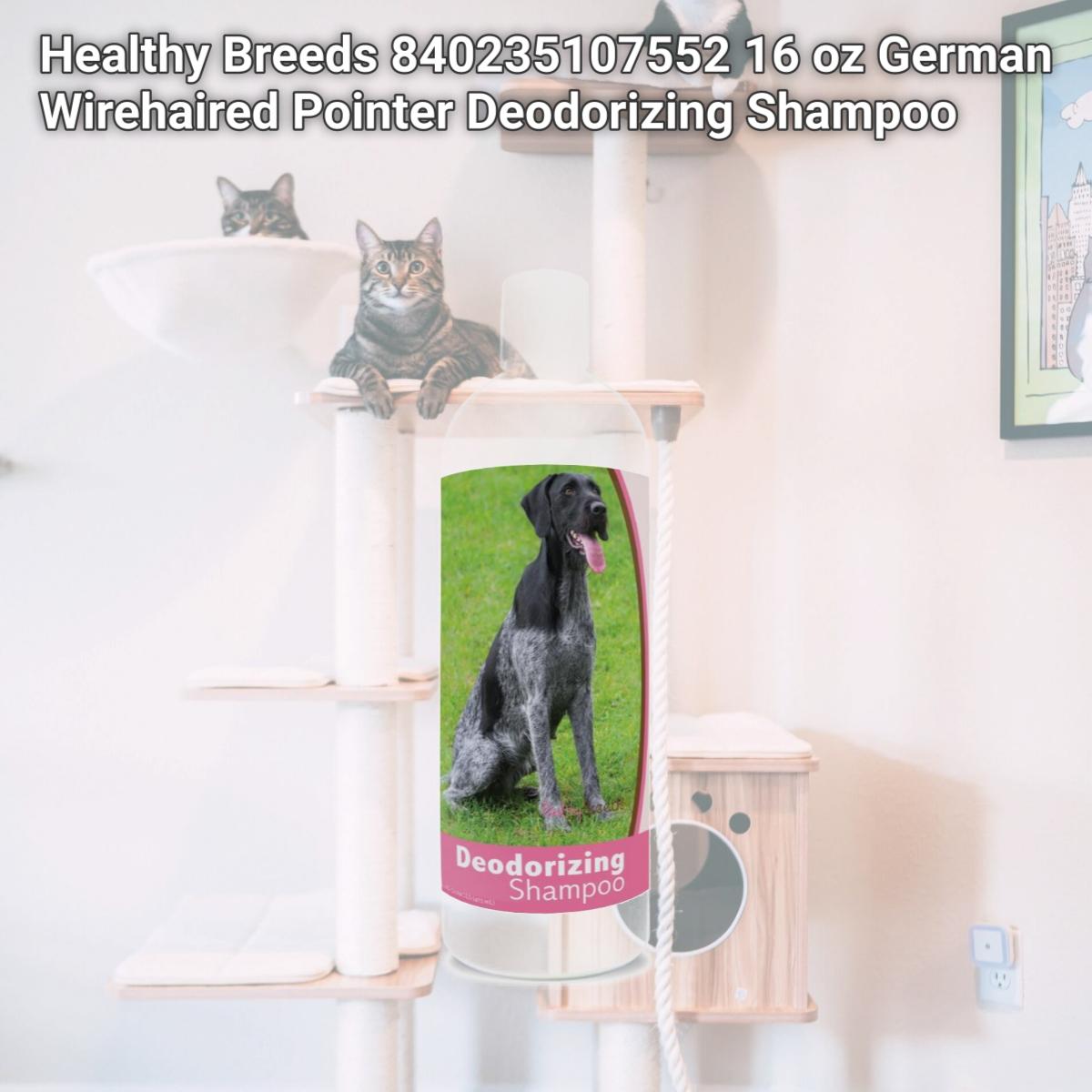 Picture of Healthy Breeds 840235107552 16 oz German Wirehaired Pointer Deodorizing Shampoo