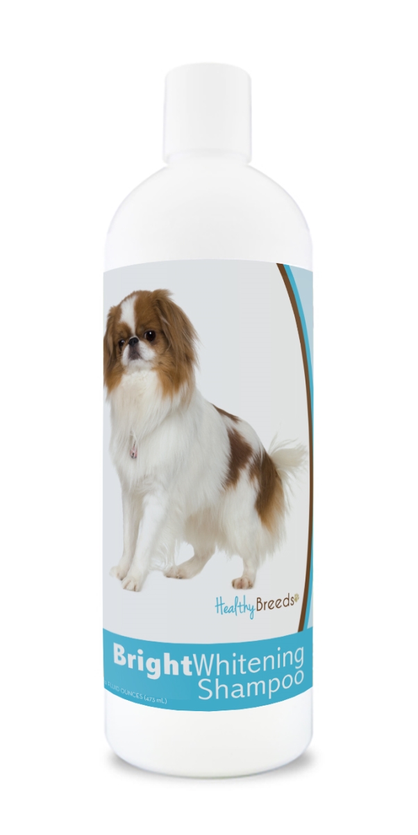 Picture of Healthy Breeds 840235109358 12 oz Japanese Chin Bright Whitening Shampoo