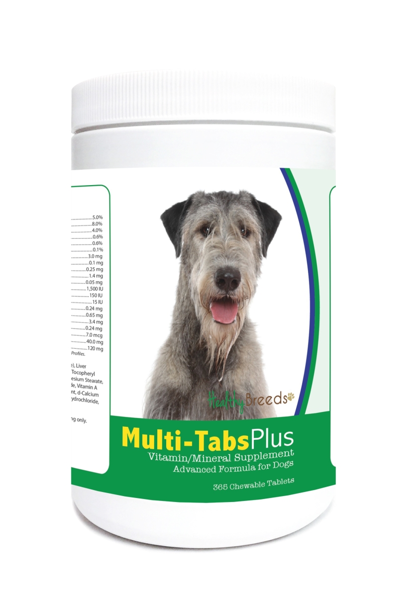 Picture of Healthy Breeds 840235121718 Irish Wolfhound Multi-Tabs Plus Chewable Tablets - 365 Count