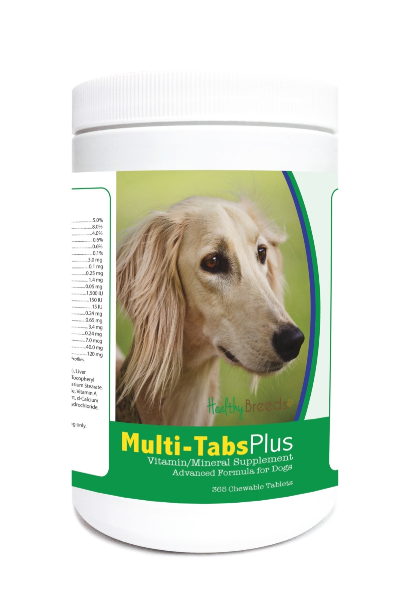 Picture of Healthy Breeds 840235122104 Saluki Multi-Tabs Plus Chewable Tablets - 365 Count