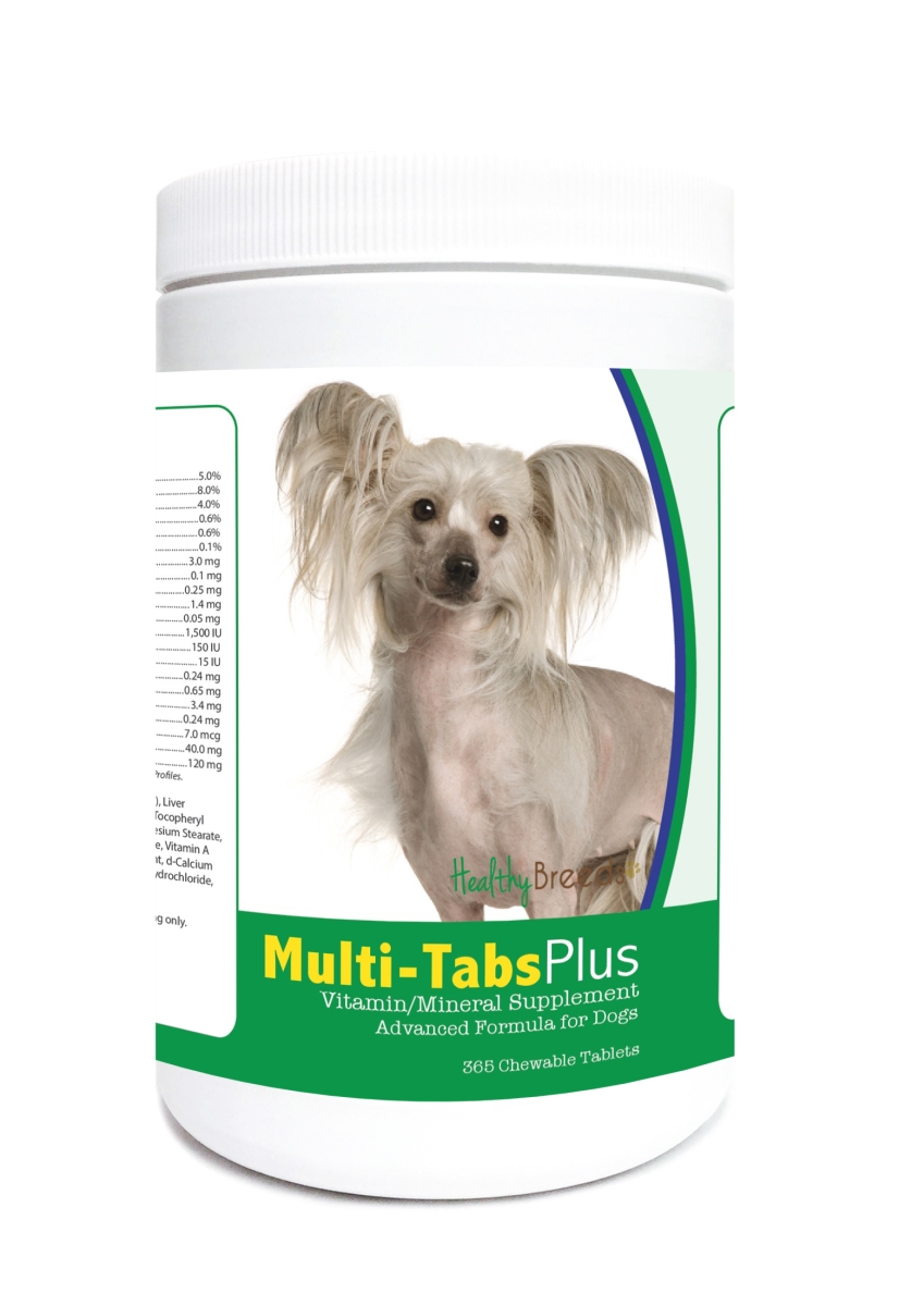 Picture of Healthy Breeds 840235122579 Chinese Crested Multi-Tabs Plus Chewable Tablets - 365 Count