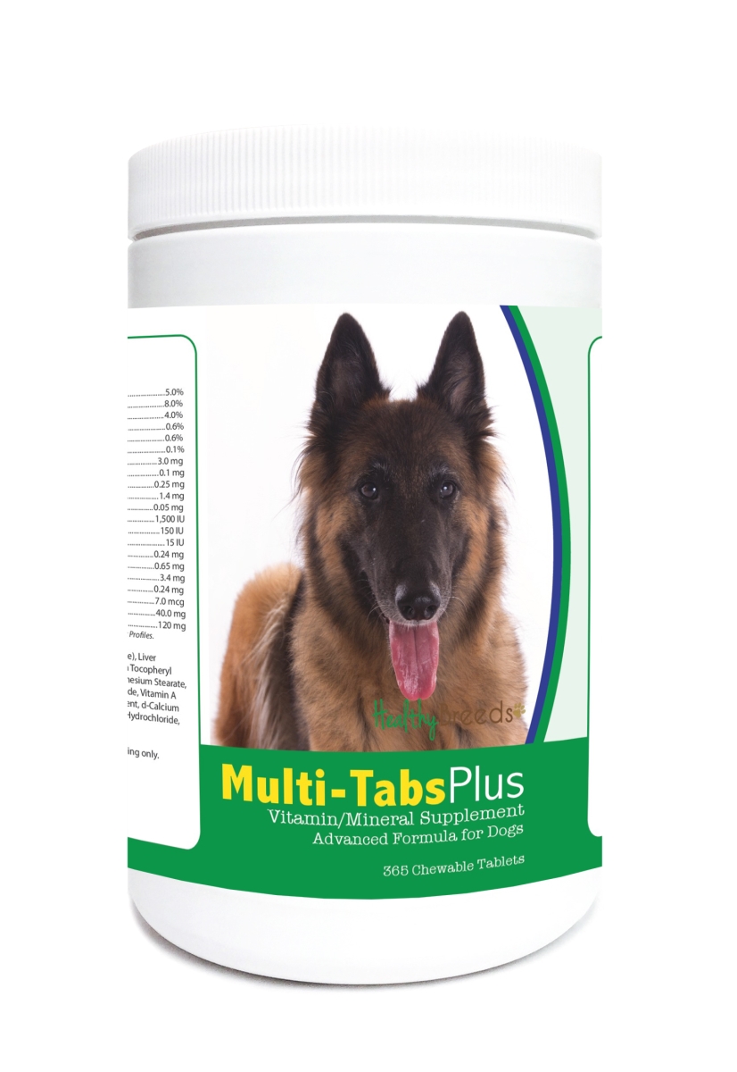 Picture of Healthy Breeds 840235122586 Belgian Tervuren Multi-Tabs Plus Chewable Tablets - 365 Count