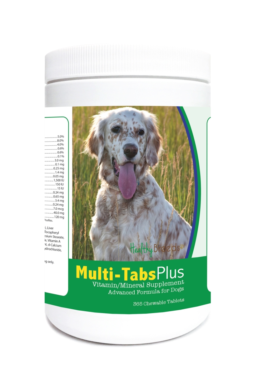 Picture of Healthy Breeds 840235122883 English Setter Multi-Tabs Plus Chewable Tablets - 365 Count