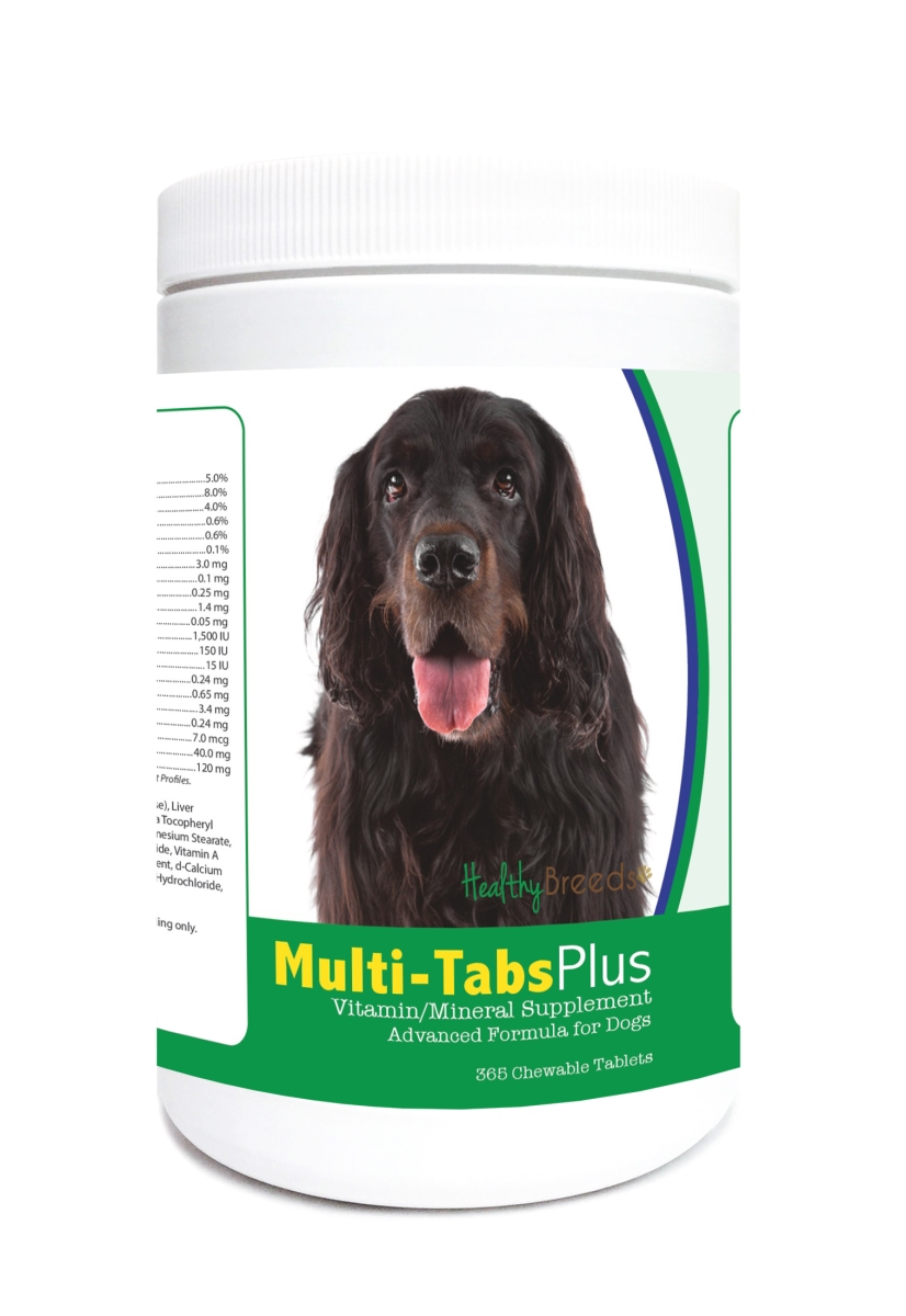 Picture of Healthy Breeds 840235123279 Gordon Setter Multi-Tabs Plus Chewable Tablets - 365 Count