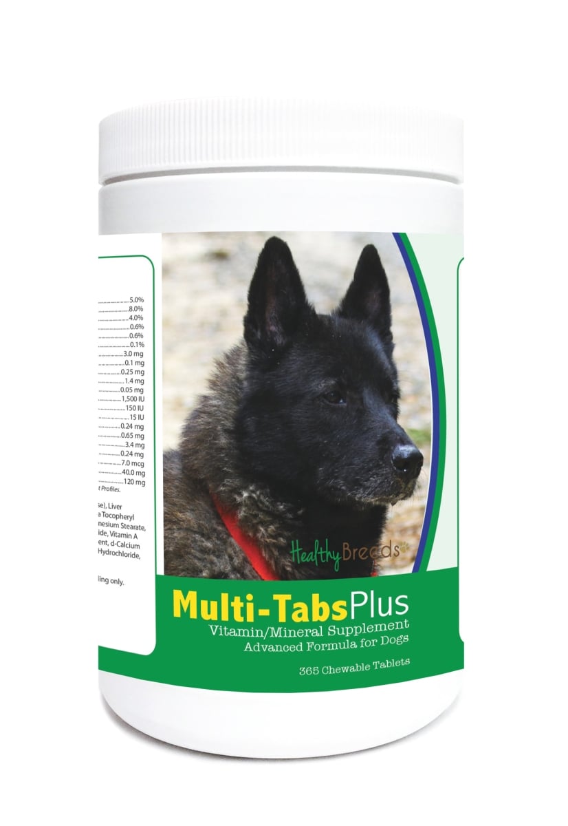 Picture of Healthy Breeds 840235123408 Norwegian Elkhound Multi-Tabs Plus Chewable Tablets - 365 Count