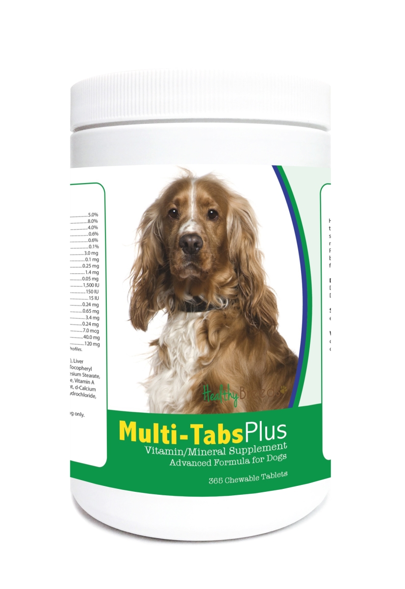Picture of Healthy Breeds 840235124078 English Cocker Spaniel Multi-Tabs Plus Chewable Tablets - 365 Count