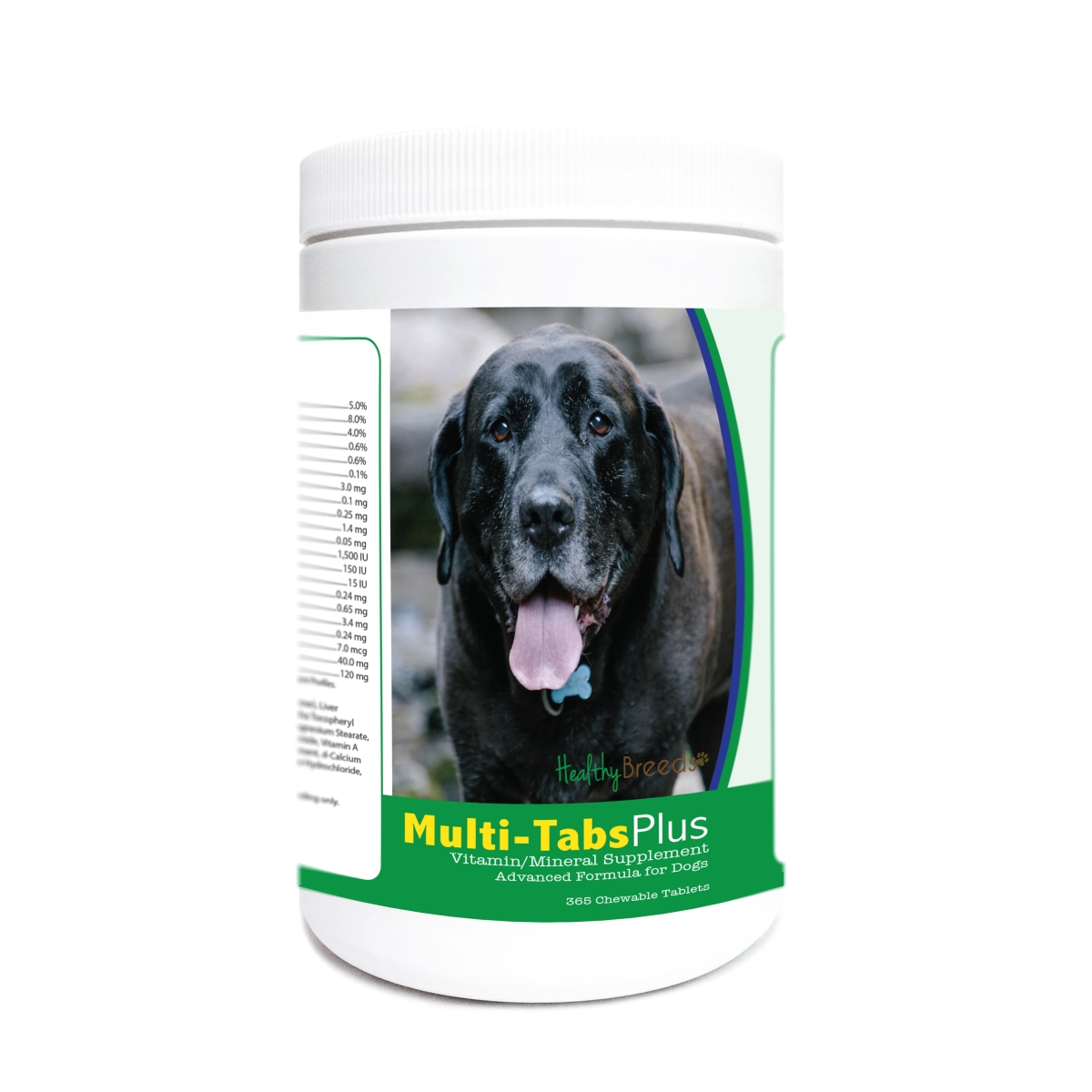 Picture of Healthy Breeds 840235176381 Mastador Multi-Tabs Plus Chewable Tablets - 365 Count