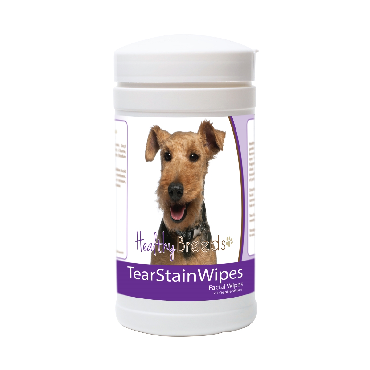 Picture of Healthy Breeds 840235176541 Welsh Terrier Tear Stain Wipes - 70 Count