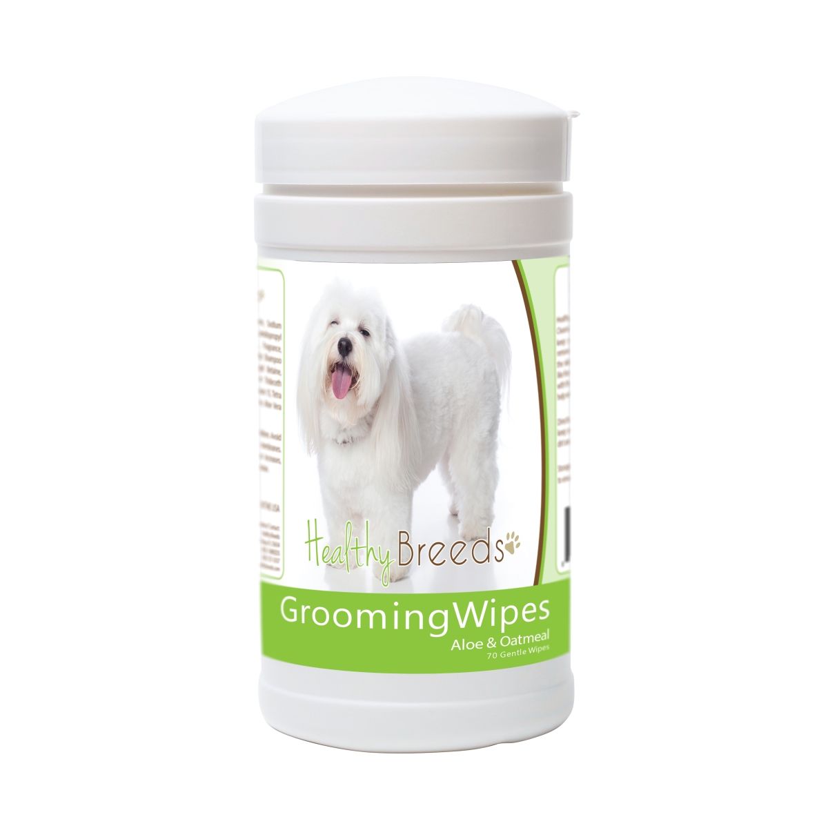 Picture of Healthy Breeds 840235176640 Coton de Tulear Grooming Wipes - 70 Count
