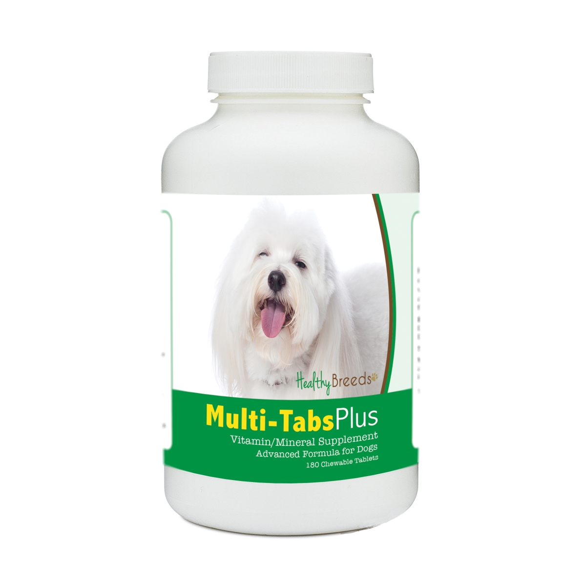 Picture of Healthy Breeds 840235176695 Coton de Tulear Multi-Tabs Plus Chewable Tablets - 180 Count