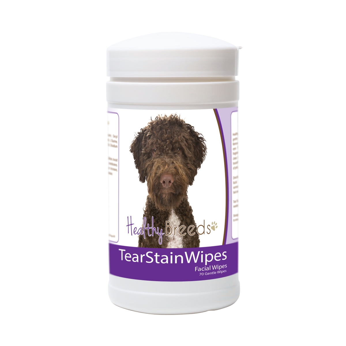 Picture of Healthy Breeds 840235176770 Lagotti Romagnoli Tear Stain Wipes - 70 Count