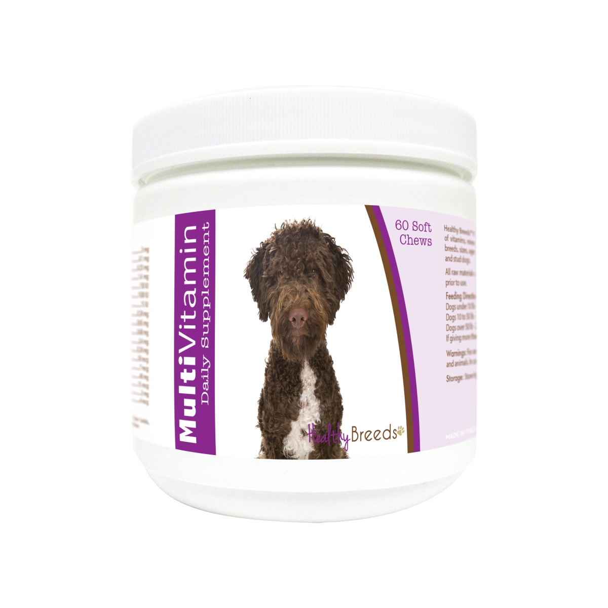 Picture of Healthy Breeds 840235176817 Lagotti Romagnoli Multi-Vitamin Soft Chews - 60 Count