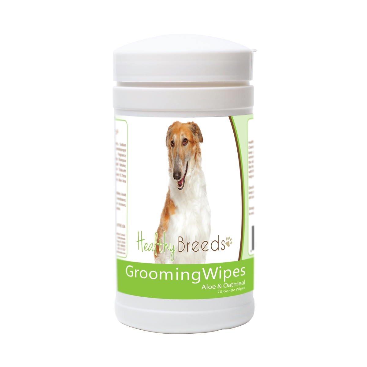 Picture of Healthy Breeds 840235176855 Borzois Grooming Wipes - 70 Count