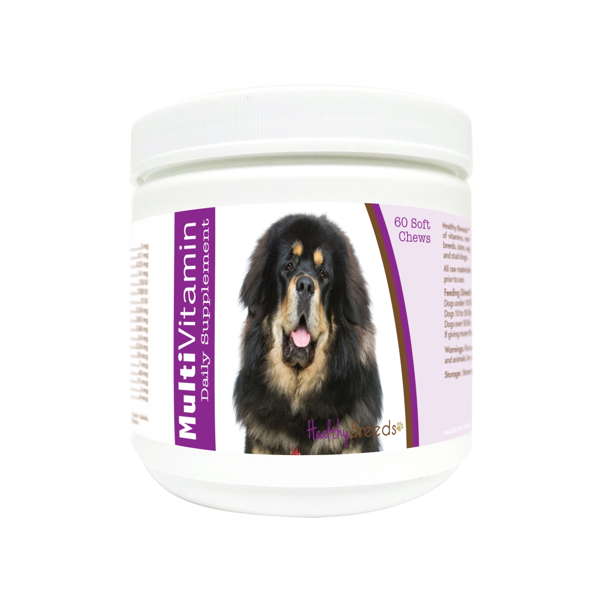 Picture of Healthy Breeds 840235176985 Tibetan Mastiff Multi-Vitamin Soft Chews - 60 Count