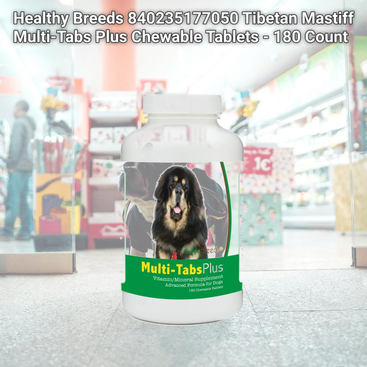 Picture of Healthy Breeds 840235177050 Tibetan Mastiff Multi-Tabs Plus Chewable Tablets - 180 Count