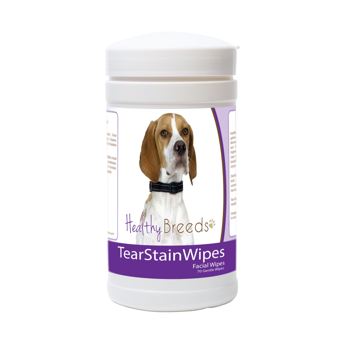 Picture of Healthy Breeds 840235177081 English Pointer Tear Stain Wipes - 70 Count