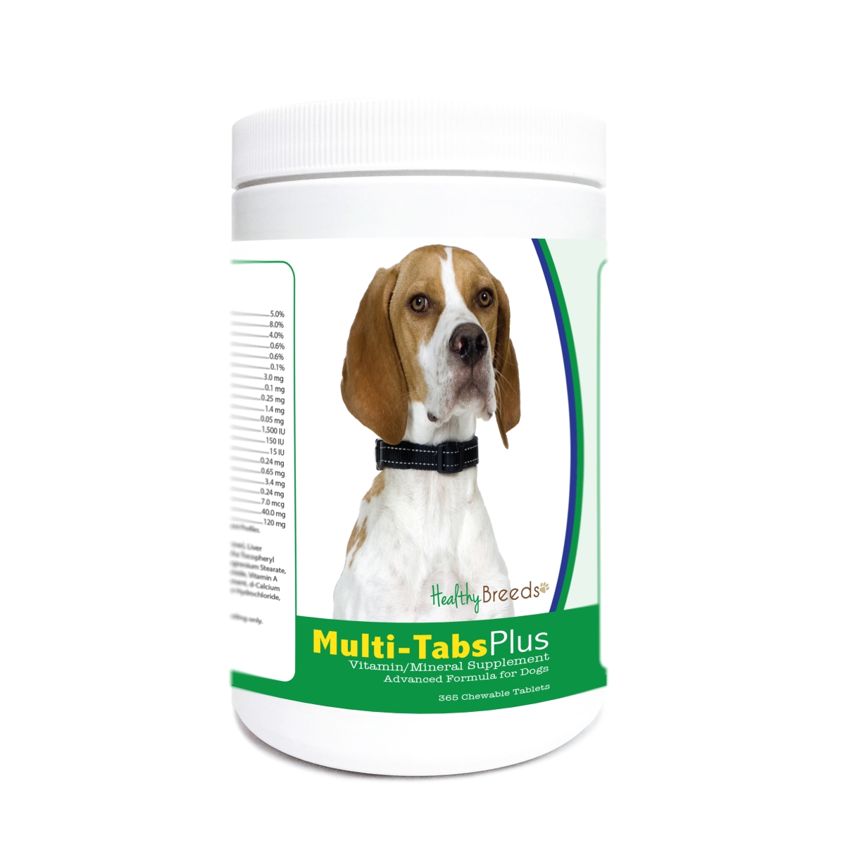 Picture of Healthy Breeds 840235177111 English Pointer Multi-Tabs Plus Chewable Tablets - 365 Count