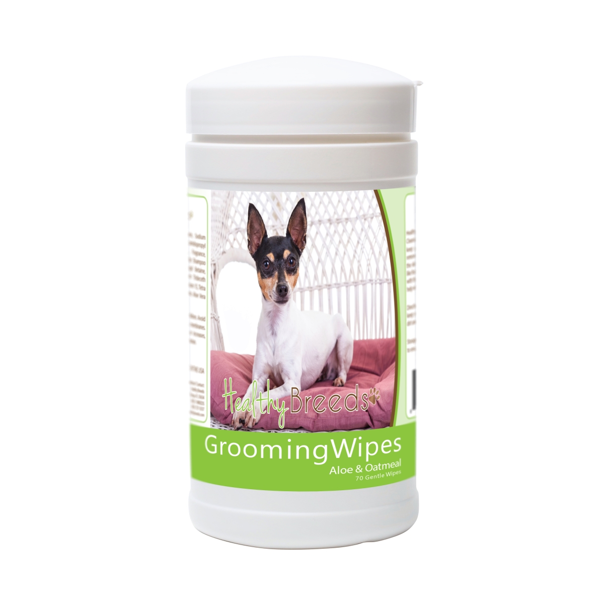 Picture of Healthy Breeds 840235177180 Toy Fox Terrier Grooming Wipes - 70 Count