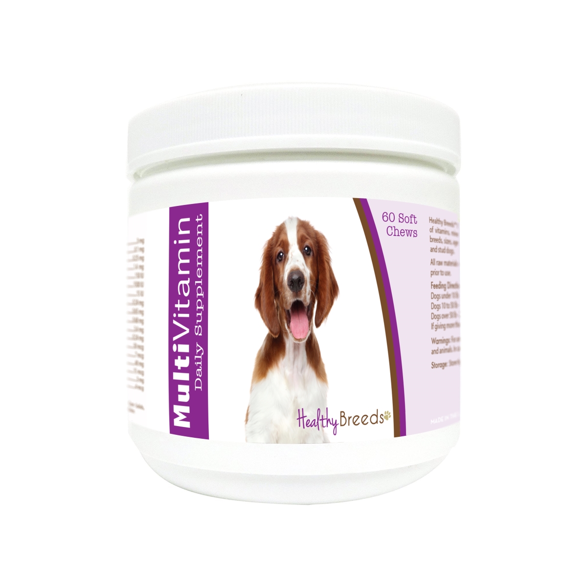 Picture of Healthy Breeds 840235177449 Welsh Springer Spaniel Multi-Vitamin Soft Chews - 60 Count
