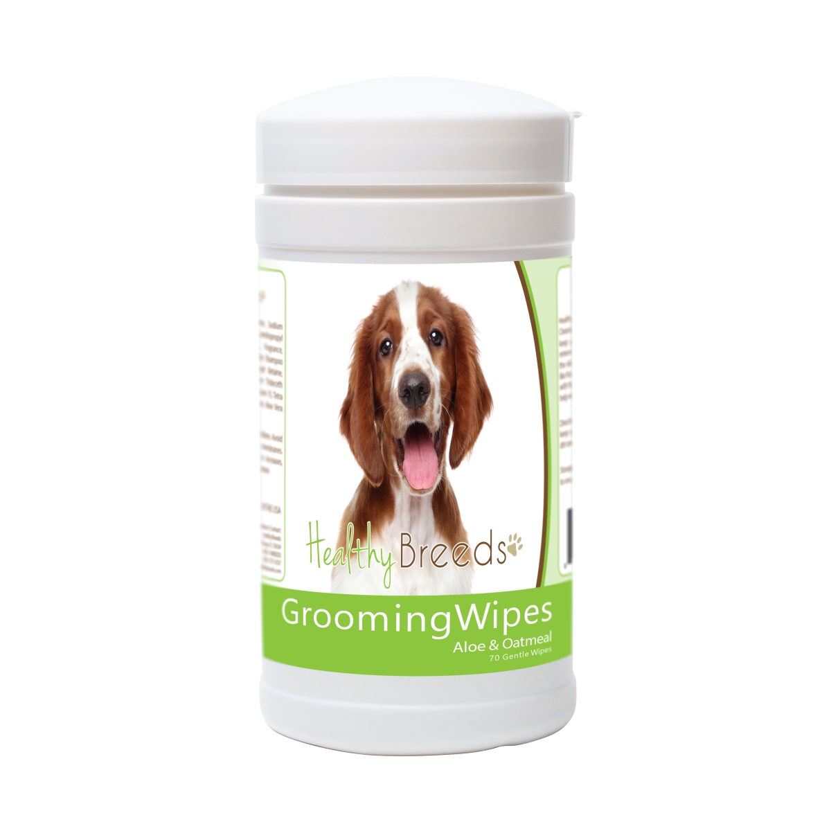 Picture of Healthy Breeds 840235177470 Welsh Springer Spaniel Grooming Wipes - 70 Count