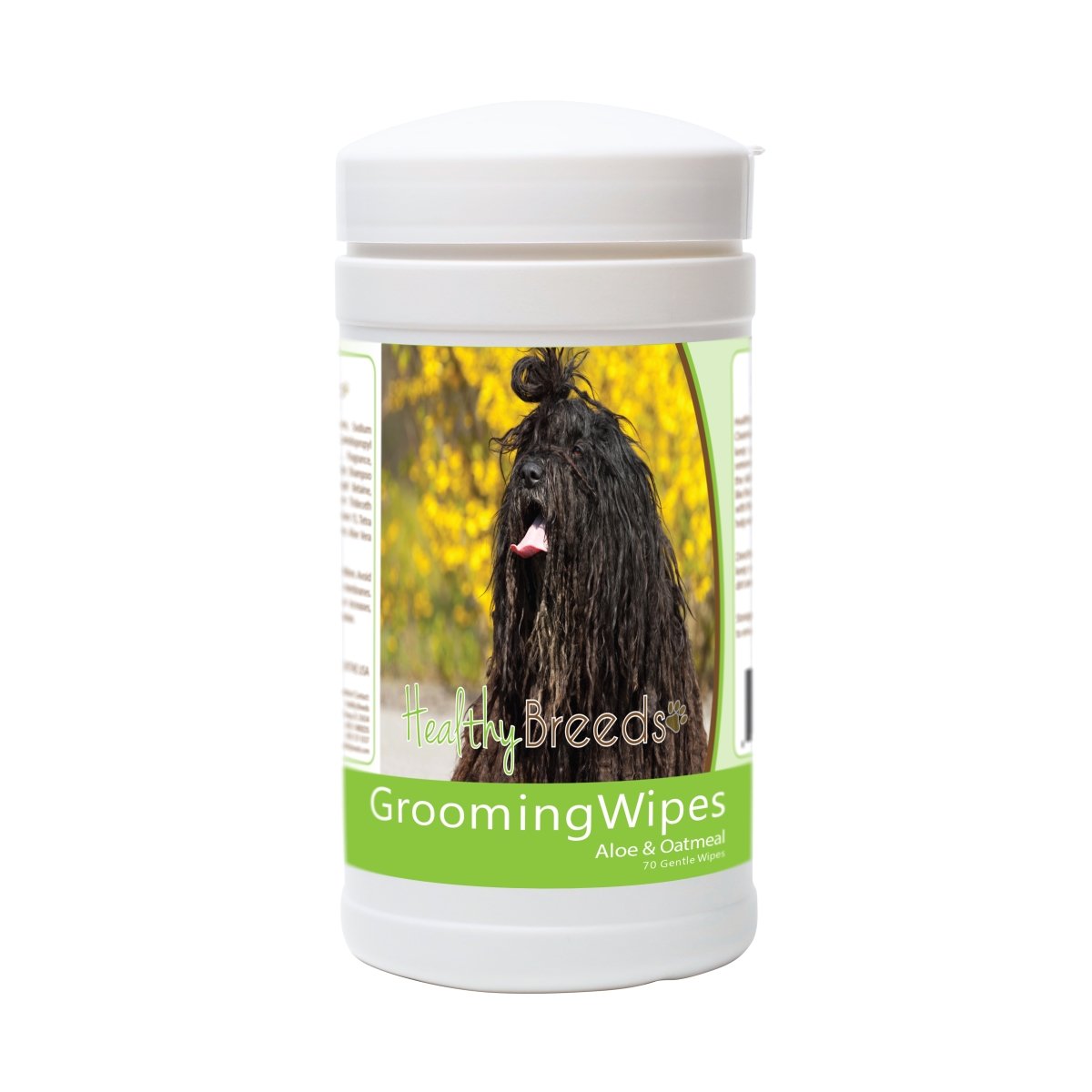Picture of Healthy Breeds 840235177531 Bergamasco Grooming Wipes - 70 Count