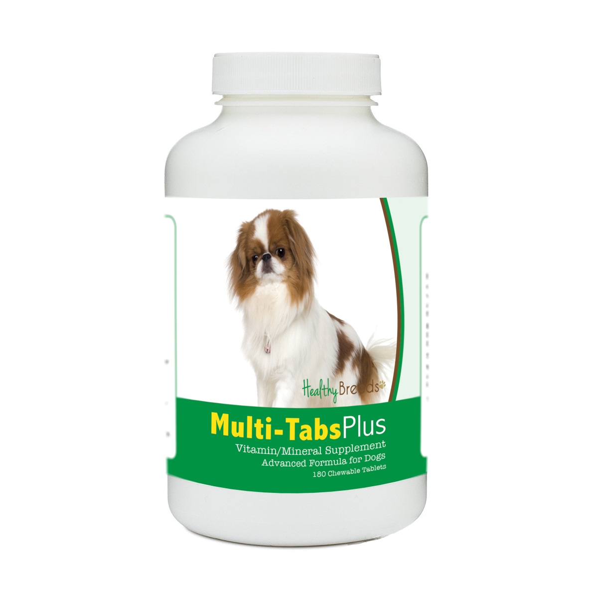 Picture of Healthy Breeds 840235140351 Japanese Chin Multi-Tabs Plus Chewable Tablets - 180 Count