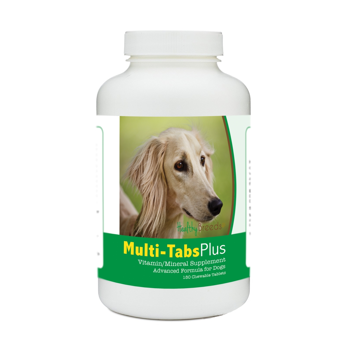 Picture of Healthy Breeds 840235140702 Saluki Multi-Tabs Plus Chewable Tablets - 180 Count