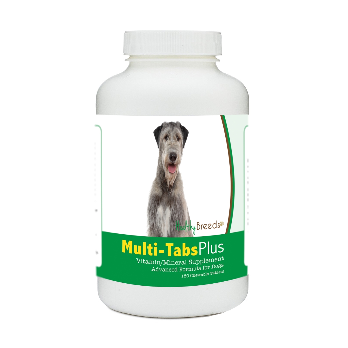 Picture of Healthy Breeds 840235140900 Irish Wolfhound Multi-Tabs Plus Chewable Tablets - 180 Count