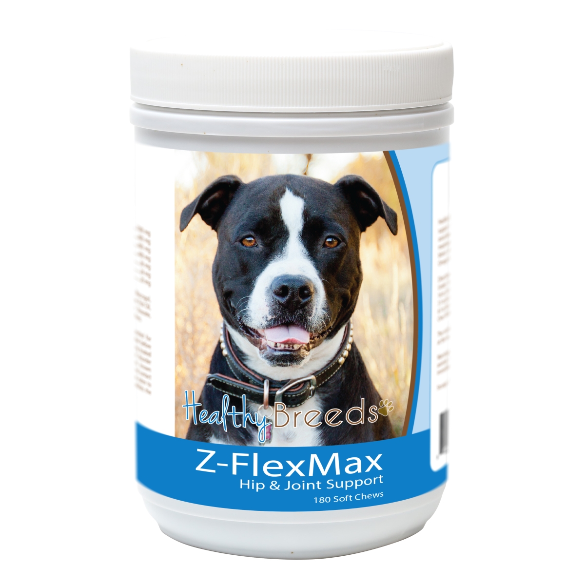 Picture of Healthy Breeds 840235155591 Pit Bull Z-Flex Max Dog Hip & Joint Support - 180 Count