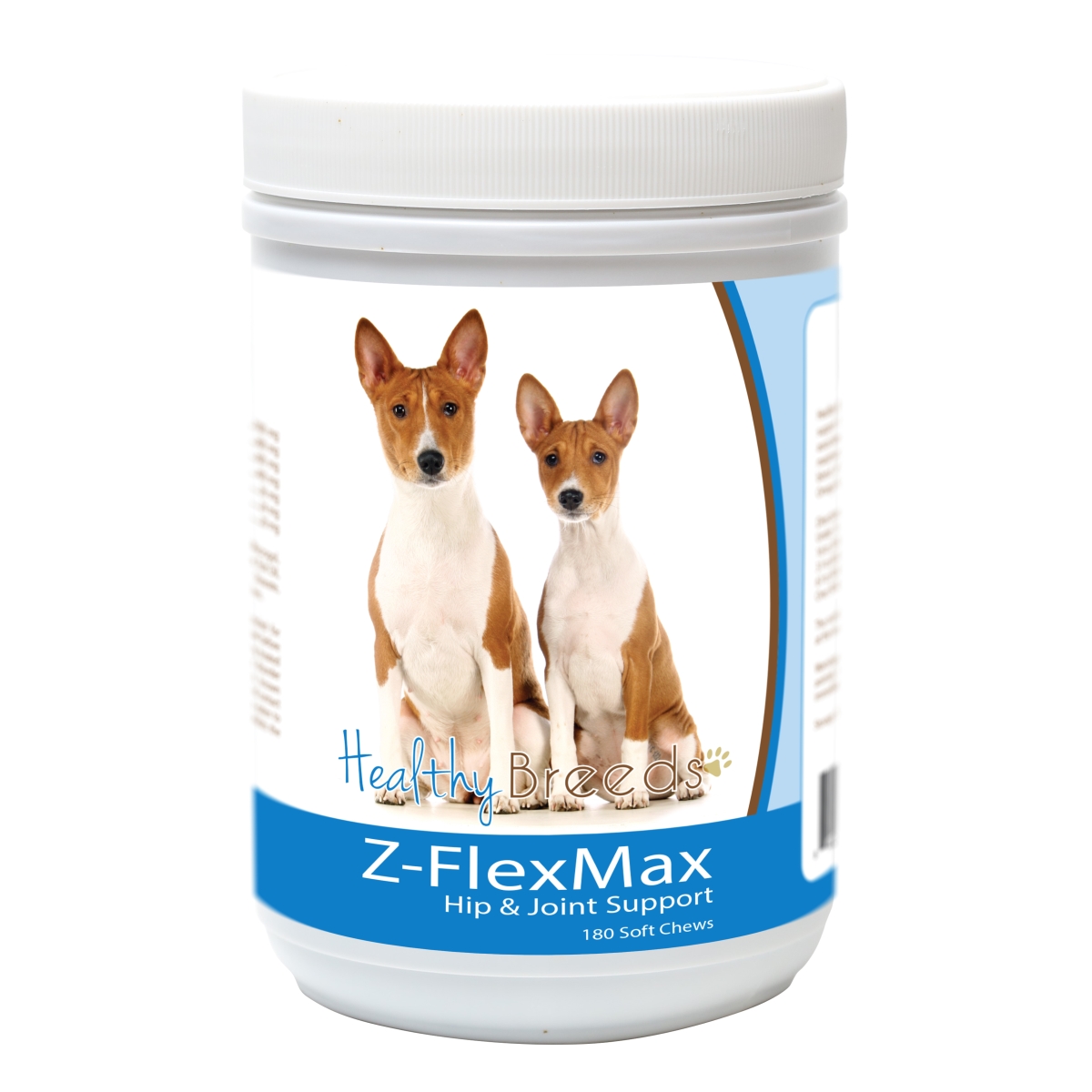 Picture of Healthy Breeds 840235155614 Basenji Z-Flex Max Dog Hip & Joint Support - 180 Count