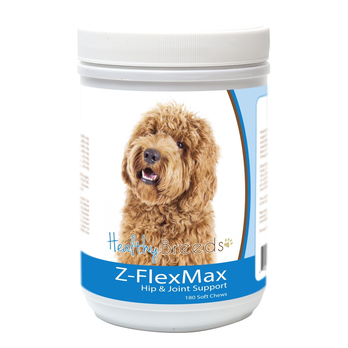 Picture of Healthy Breeds 840235155638 Labradoodle Z-Flex Max Dog Hip & Joint Support - 180 Count