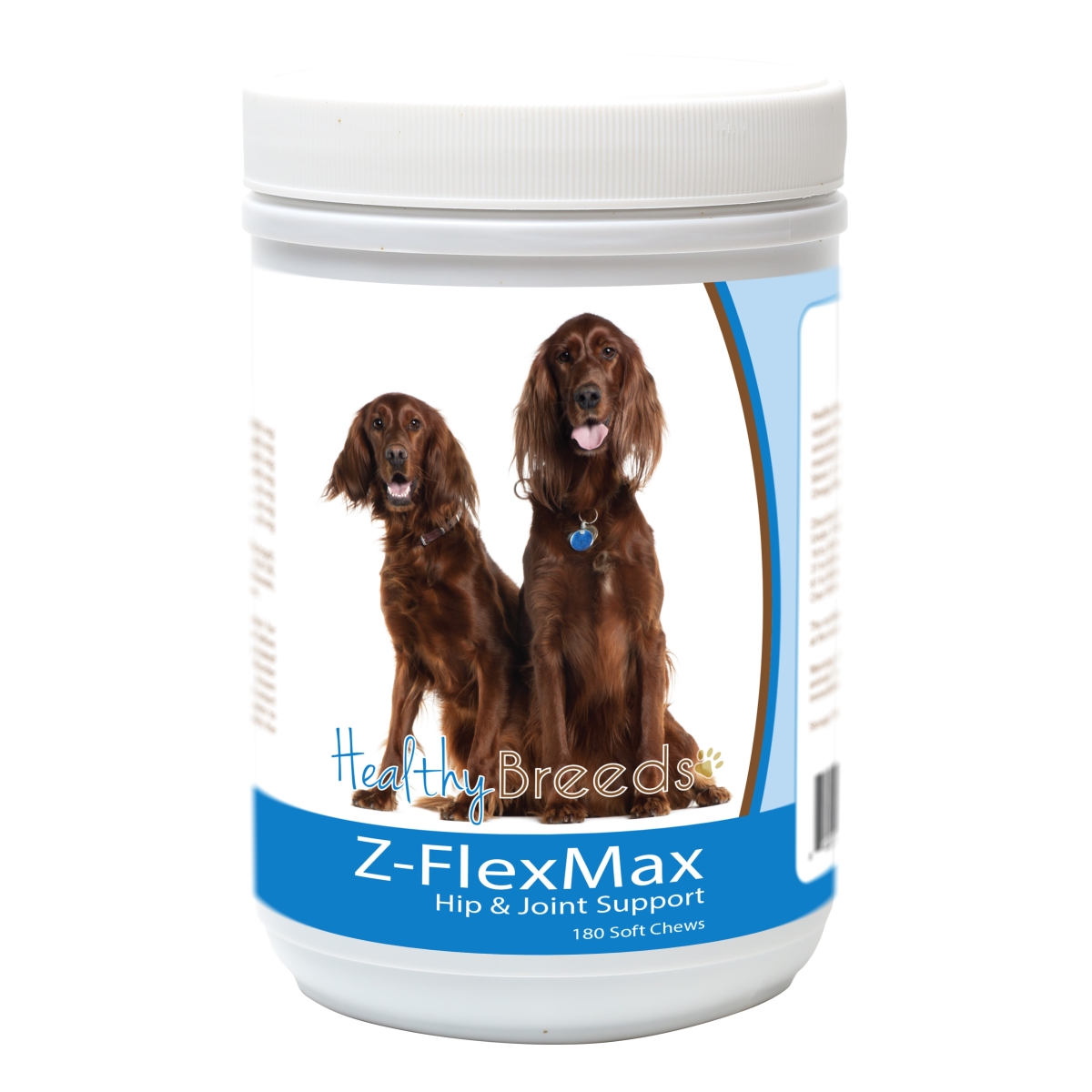 Picture of Healthy Breeds 840235155645 Irish Setter Z-Flex Max Dog Hip & Joint Support - 180 Count