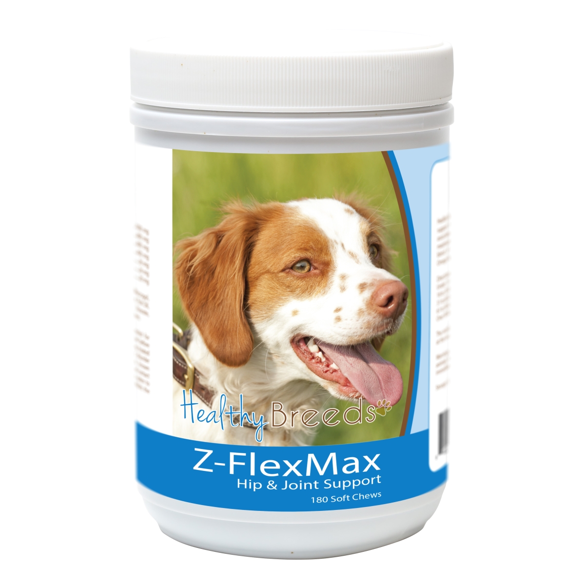 Picture of Healthy Breeds 840235155652 Brittany Z-Flex Max Dog Hip & Joint Support - 180 Count