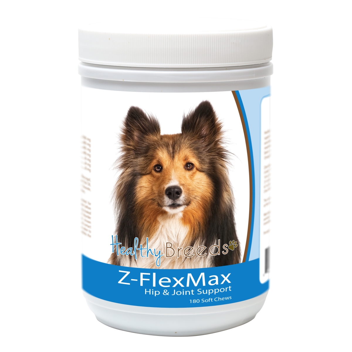 Picture of Healthy Breeds 840235155676 Shetland Sheepdog Z-Flex Max Dog Hip & Joint Support - 180 Count