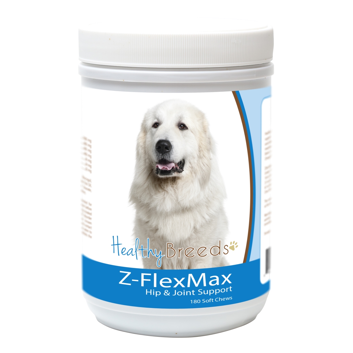 Picture of Healthy Breeds 840235155713 Great Pyrenees Z-Flex Max Dog Hip & Joint Support - 180 Count