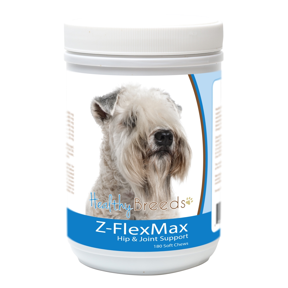 Picture of Healthy Breeds 840235155799 Soft Coated Wheaten Terrier Z-Flex Max Dog Hip & Joint Support - 180 Count