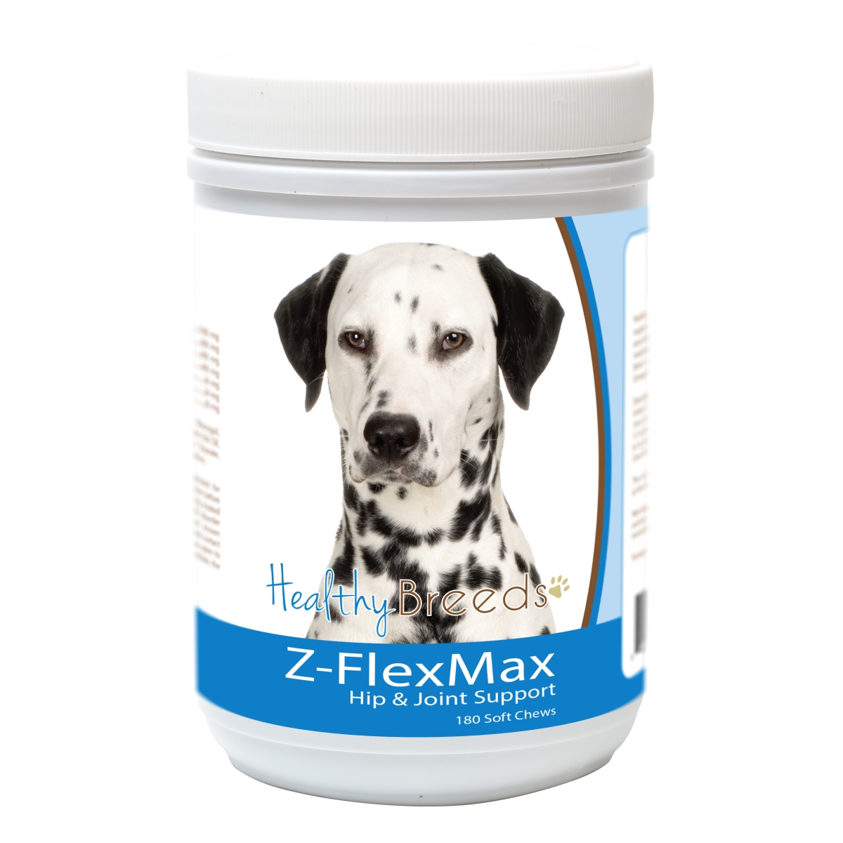 Picture of Healthy Breeds 840235155812 Dalmatian Z-Flex Max Dog Hip & Joint Support - 180 Count