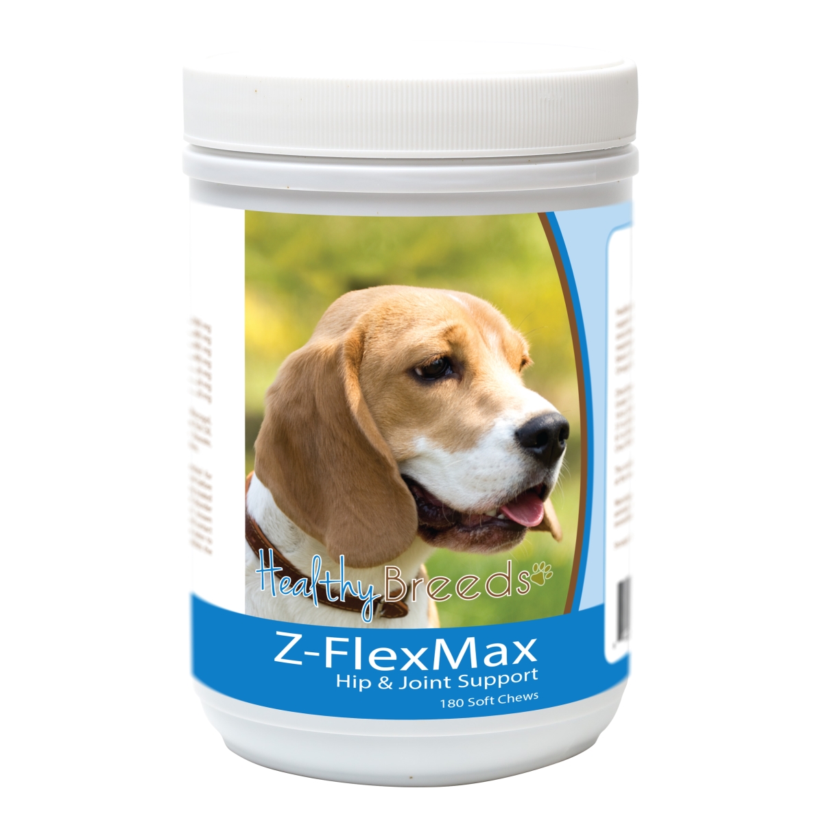 Picture of Healthy Breeds 840235155829 Beagle Z-Flex Max Dog Hip & Joint Support - 180 Count