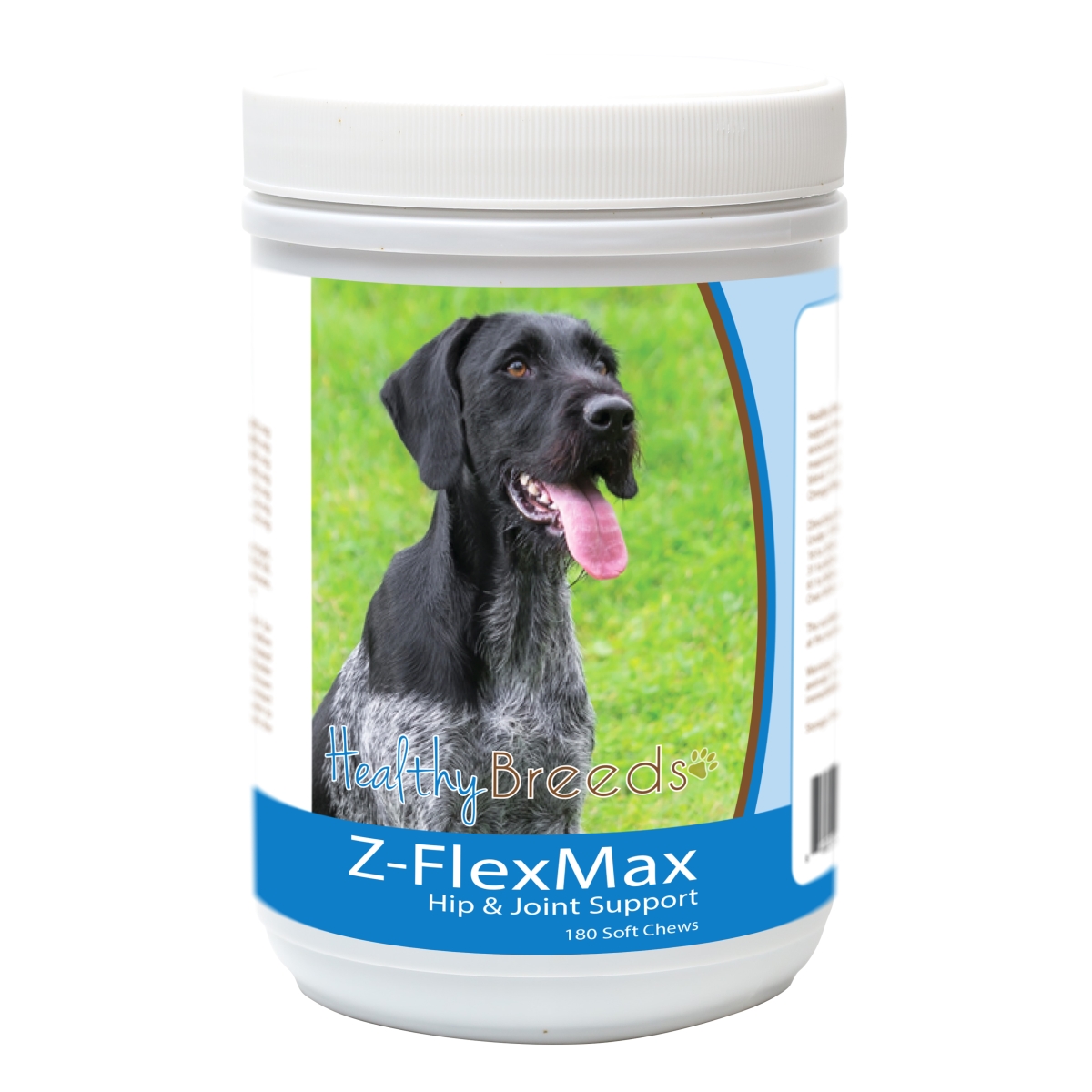 Picture of Healthy Breeds 840235155867 German Wirehaired Pointer Z-Flex Max Dog Hip & Joint Support - 180 Count