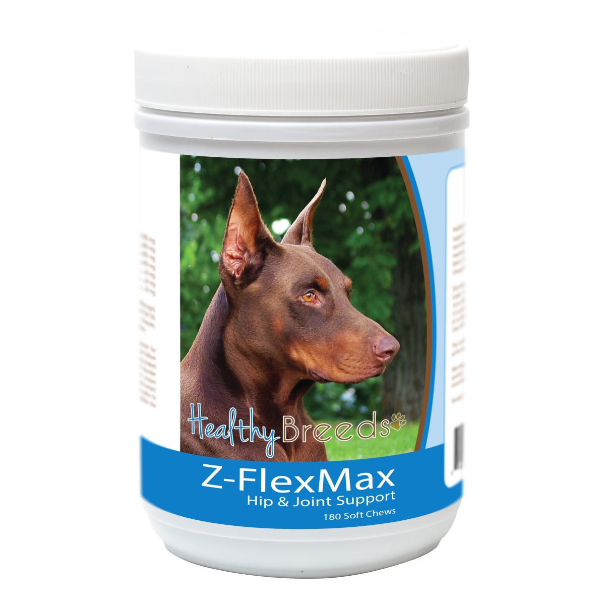 Picture of Healthy Breeds 840235155928 Doberman Pinscher Z-Flex Max Dog Hip & Joint Support - 180 Count