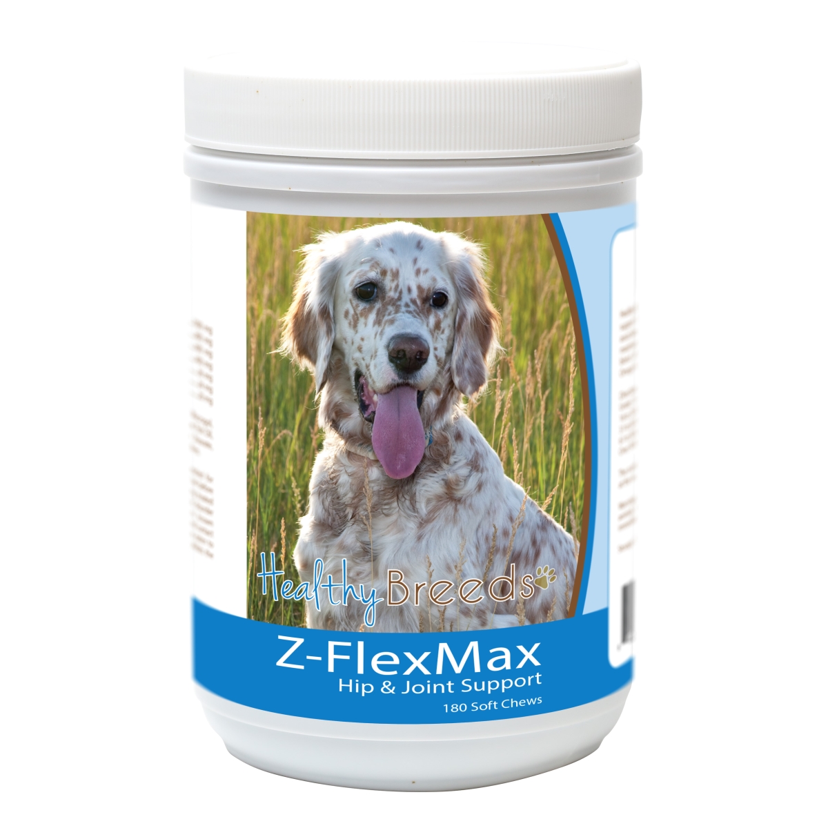 Picture of Healthy Breeds 840235156031 English Setter Z-Flex Max Dog Hip & Joint Support - 180 Count