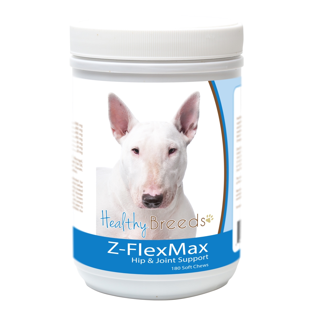 Picture of Healthy Breeds 840235156161 Bull Terrier Z-Flex Max Dog Hip & Joint Support - 180 Count