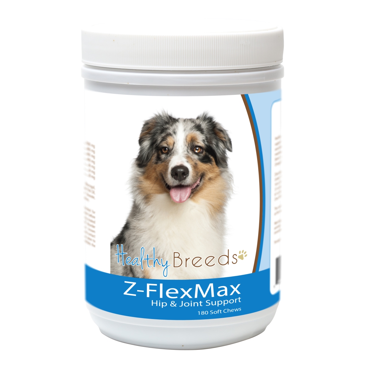 Picture of Healthy Breeds 840235156208 Australian Shepherd Z-Flex Max Dog Hip & Joint Support - 180 Count
