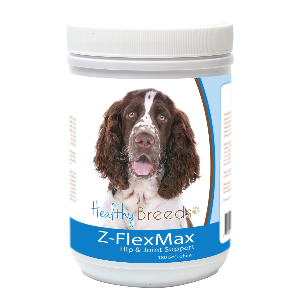 Picture of Healthy Breeds 840235156222 English Springer Spaniel Z-Flex Max Dog Hip & Joint Support - 180 Count