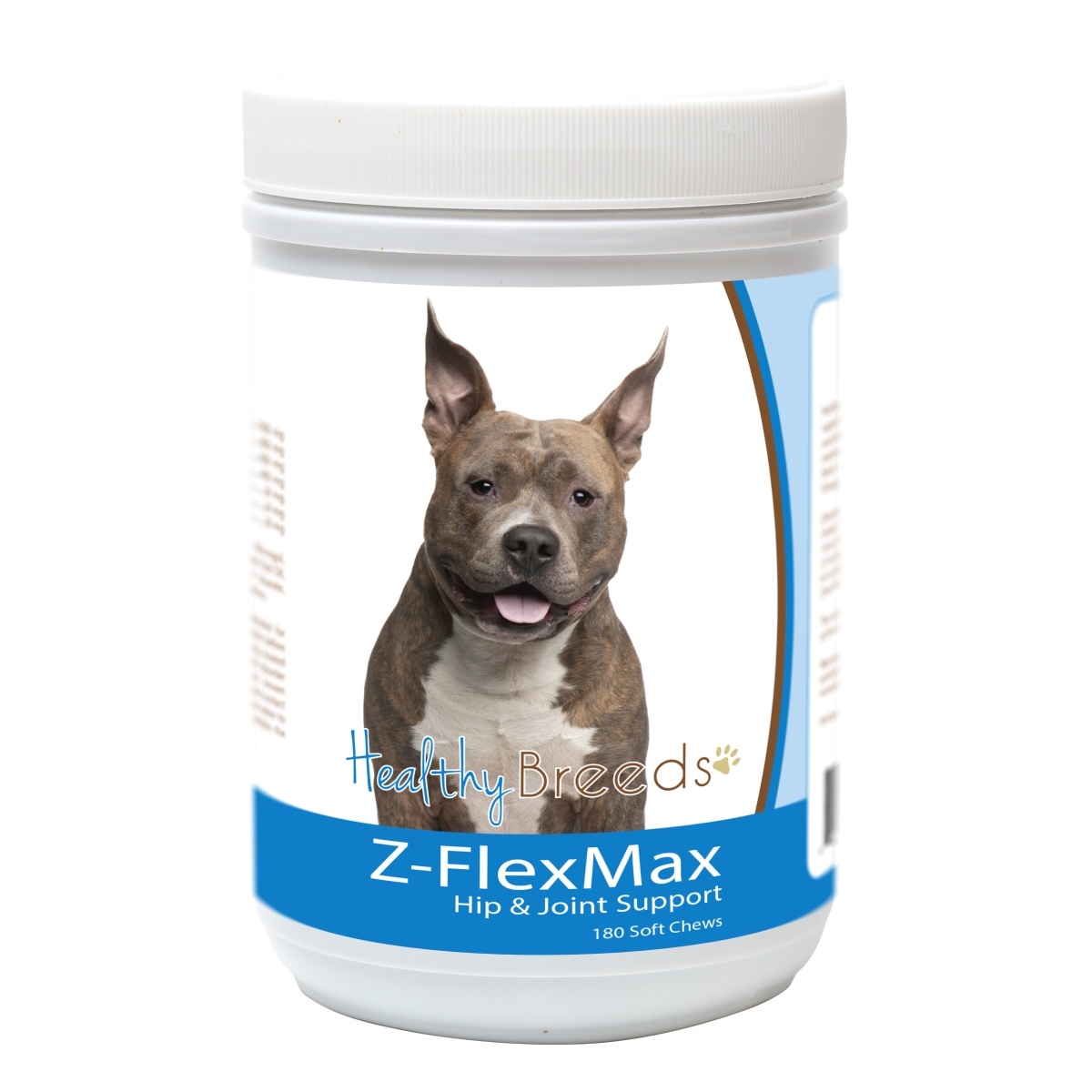 Picture of Healthy Breeds 840235156239 American Staffordshire Terrier Z-Flex Max Dog Hip & Joint Support - 180 Count