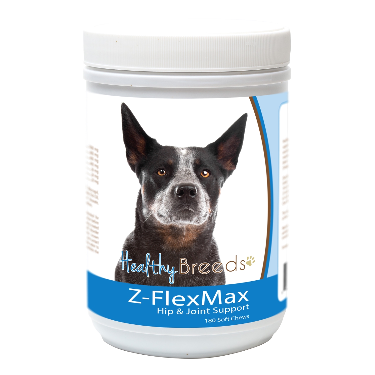 Picture of Healthy Breeds 840235156291 Australian Cattle Dog Z-Flex Max Dog Hip & Joint Support - 180 Count