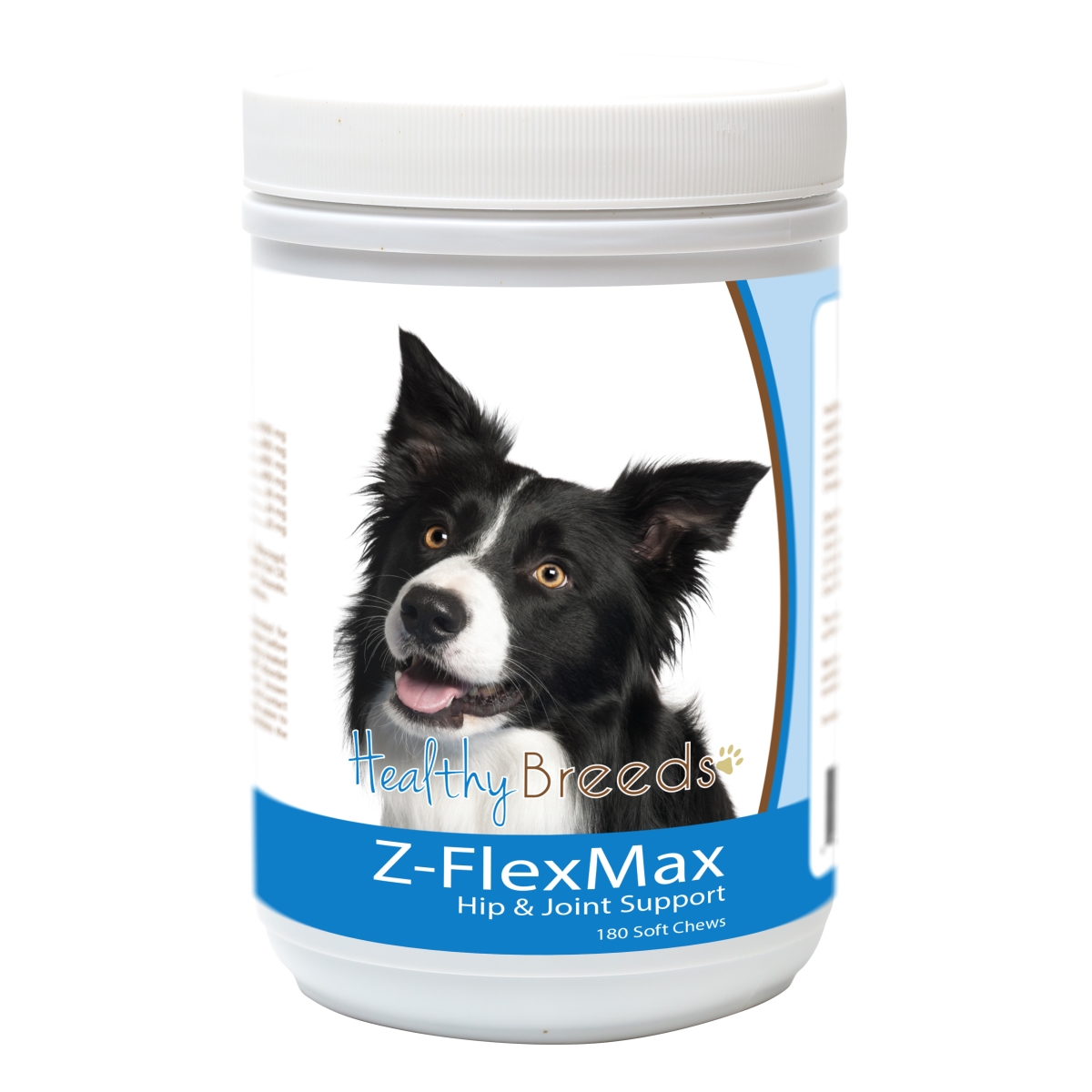 Picture of Healthy Breeds 840235156345 Border Collie Z-Flex Max Dog Hip & Joint Support - 180 Count